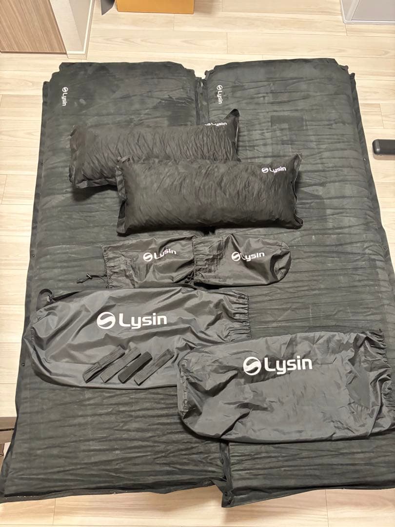 Lysin スリーピングマット収納バッグ 2個セット