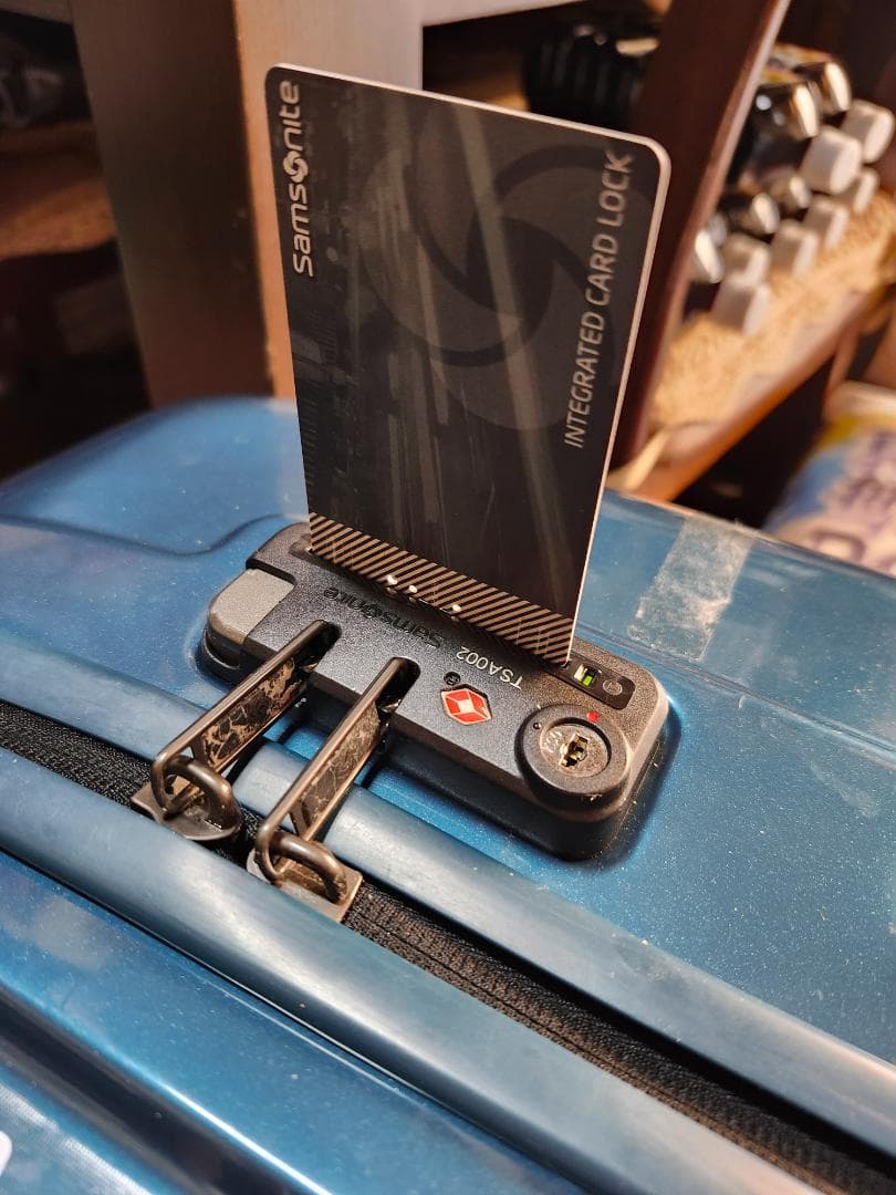 サムソナイト　スーツケース　キャリーケース　大きめ　ブルーグリーン　予備キー付