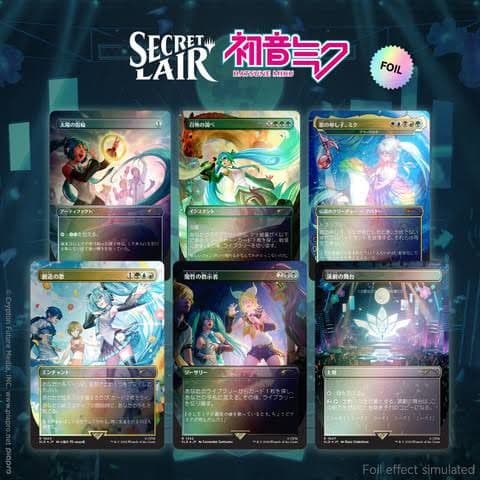 MTG Secret Lair 初音ミク第二弾 夏 SLD 日本語 FOIL