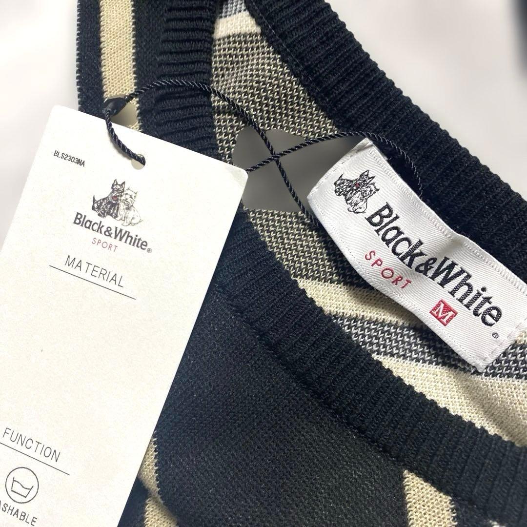 Black&White ♡ブラック&ホワイト♡新品未使用・ニットセーター　M