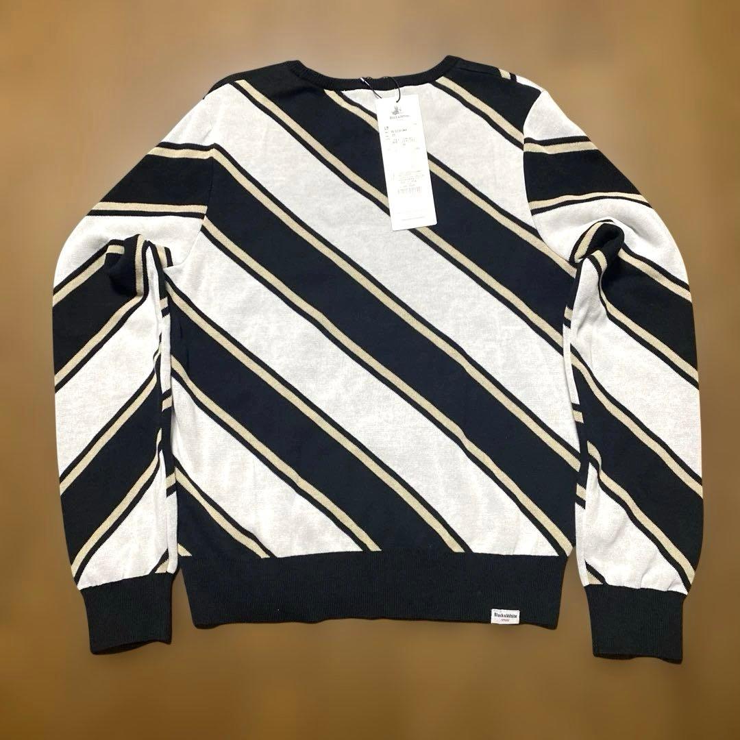 Black&White ♡ブラック&ホワイト♡新品未使用・ニットセーター　M