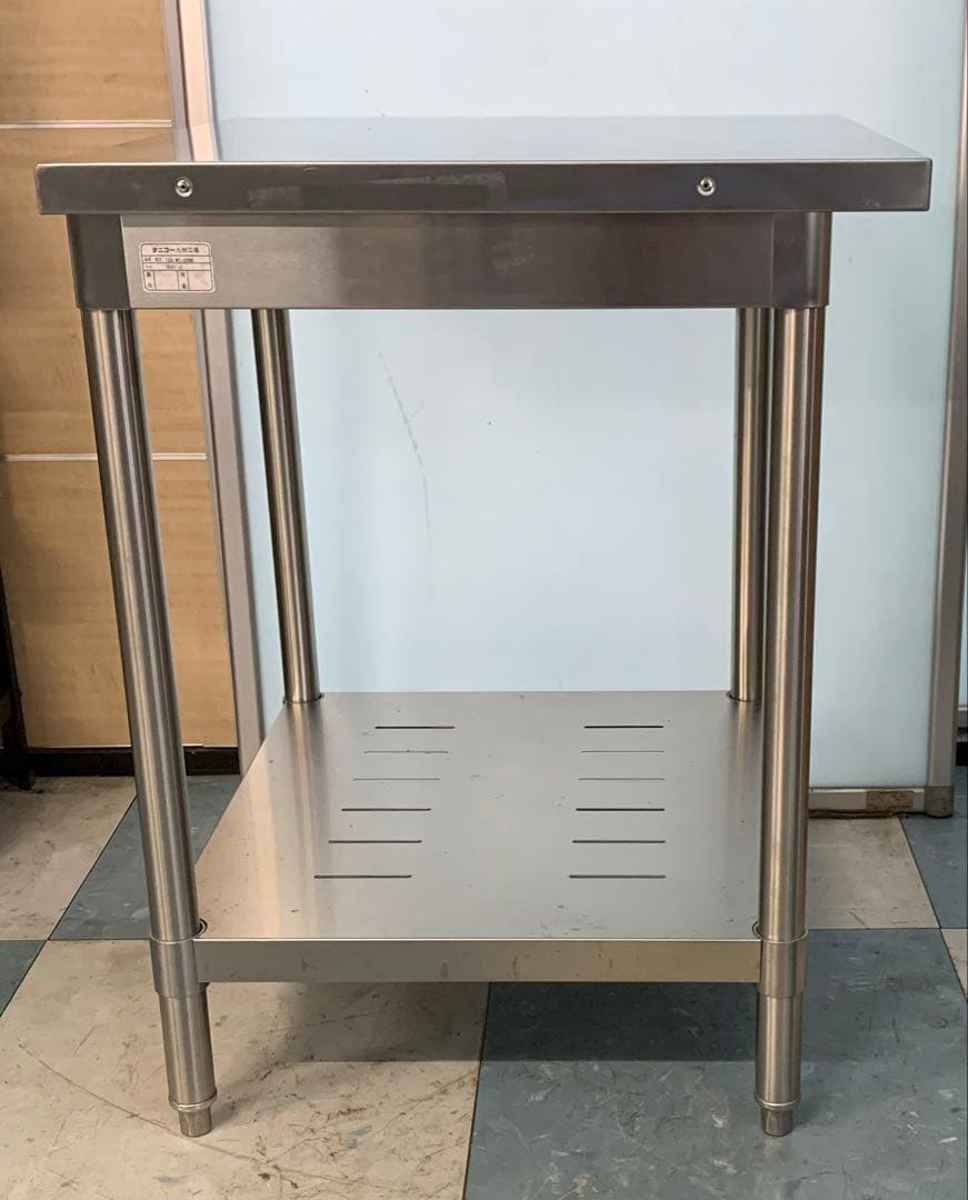 タニコー 業務用ステンレス作業台 TXA-WT-60NB 78.5×60×60