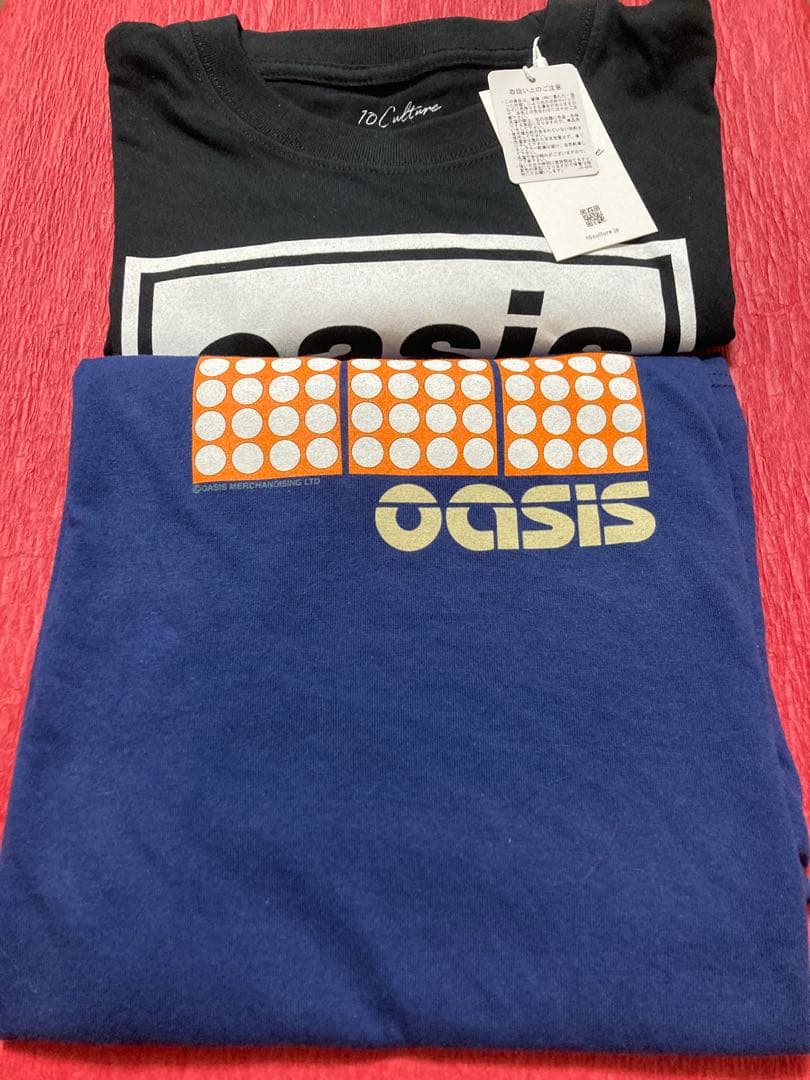 OASIS Tシャツ（JAPAN TOUR 2000）M と、おまけTシャツ付