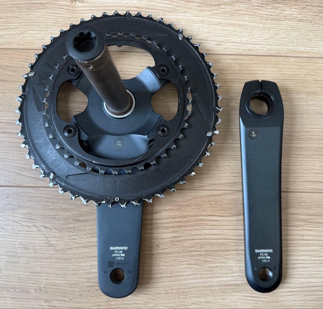 SHIMANO ULTEGRA クランクセット 52-36 FC-08