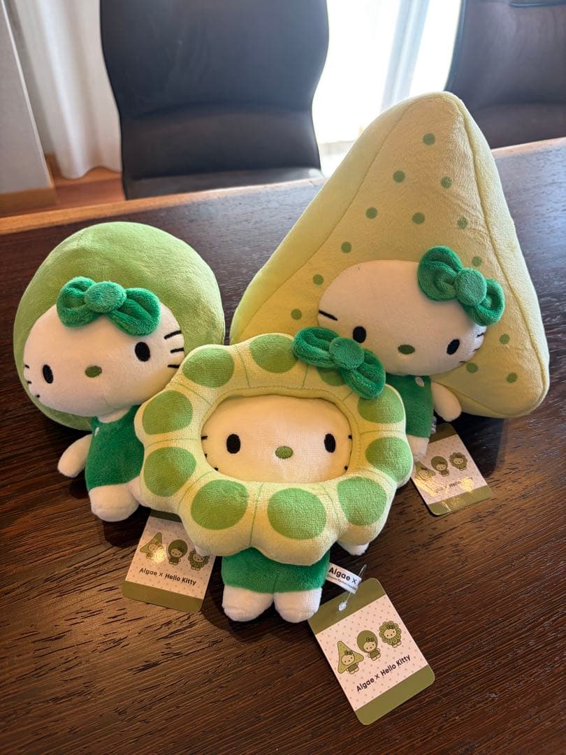 大阪関西万博　藻キティ　ぬいぐるみ　3点セット