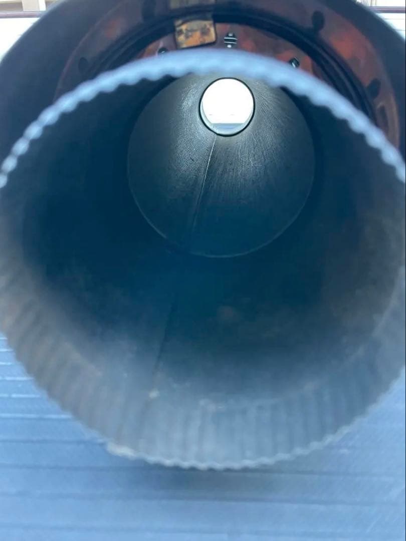 ホンマ 製作所 二重煙突 黒耐熱 106mm