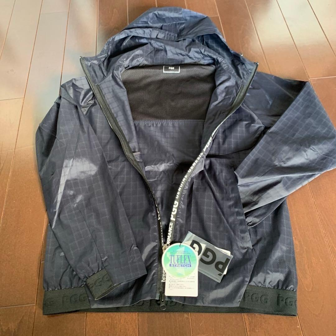 パーリーゲイツPGGタフレックススーパーストレッチ紺色サイズ4