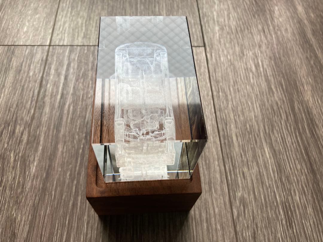 HONDA S660　置物　3Dクリスタル HONDAロゴ入り豪華専用ケース付き