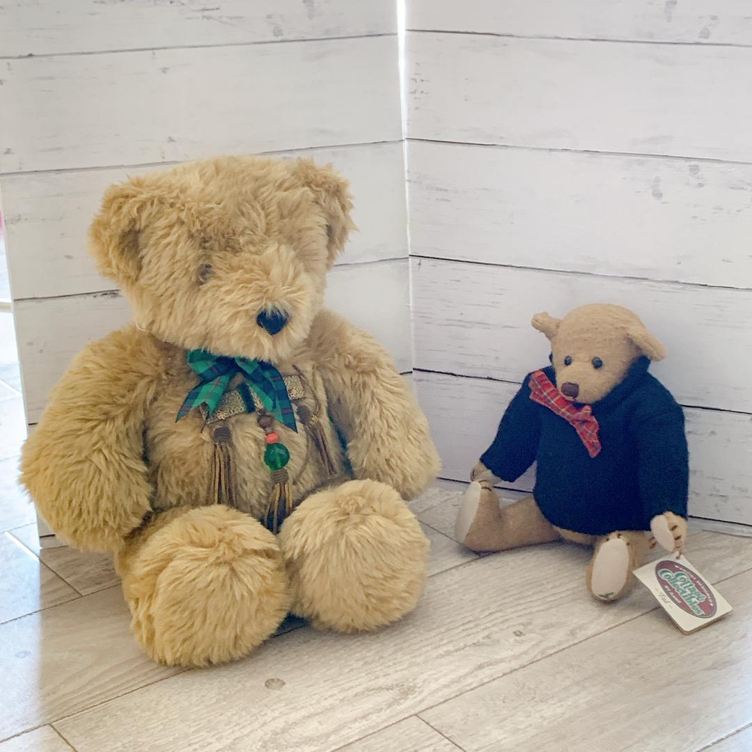 【タグ付】ノースアメリカンベア＆Ganz社製 テディベア2体セット★海外 レア