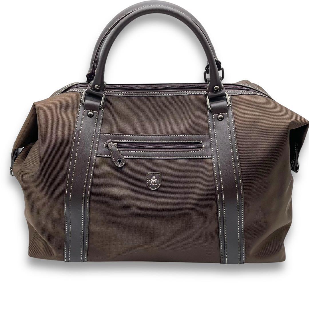 未使用級✨マンシングウェア ゴルフバッグ ナイロン 2way 茶