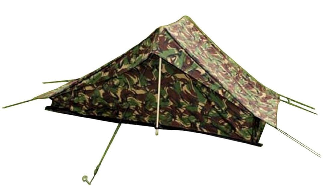 オランダ軍　迷彩テント ロール式収納