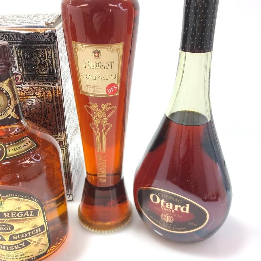 3*1様 古酒 シーバス リーガル 12年 カミュ エレガント オタール VSO