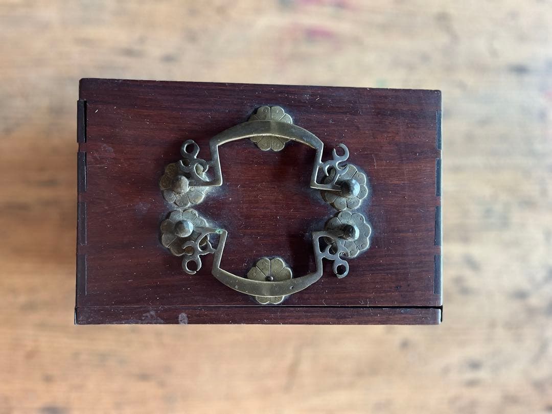 麻雀牌セット　木箱付き　骨董 中国製