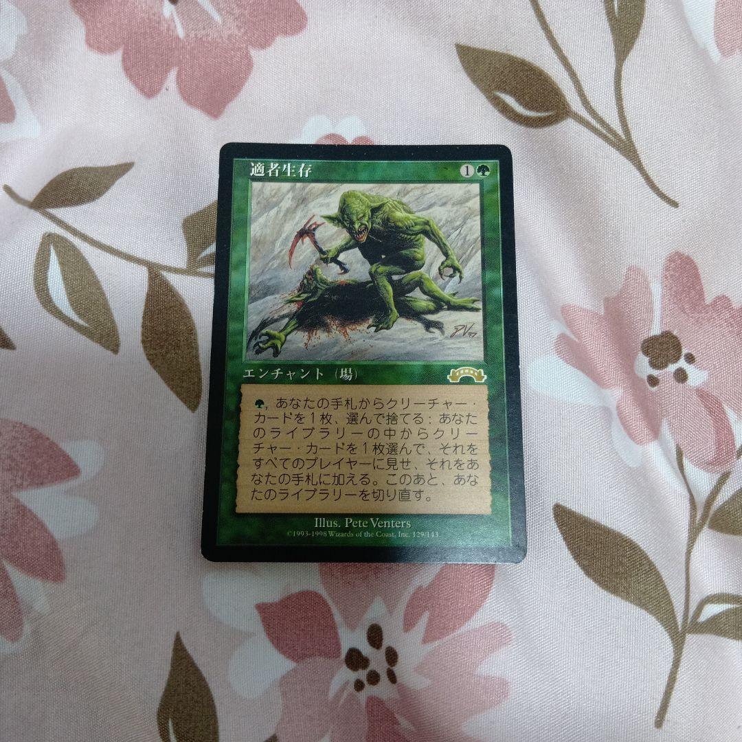 【再録禁止カード】適者生存 EXO版 日本語版