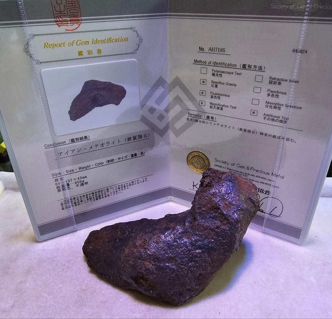 ⑥　隕石　メテオライト　カンポデルシエロ