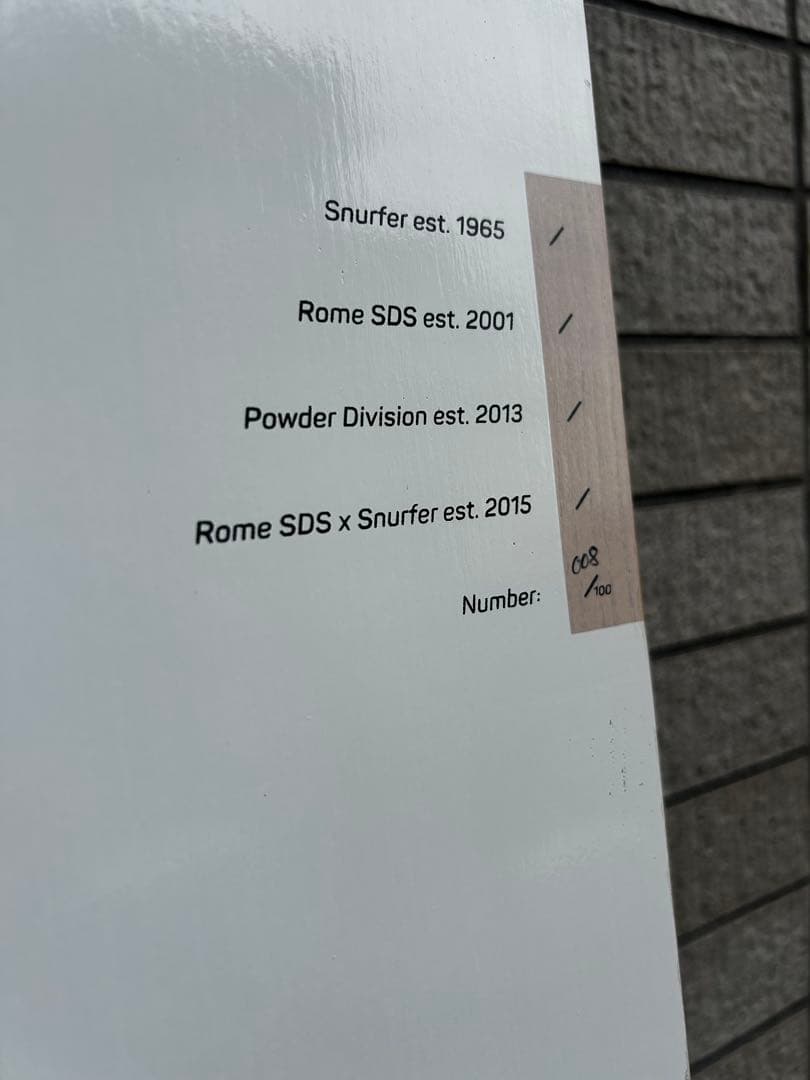 美品ROME Snurfer ST148 スノーボード