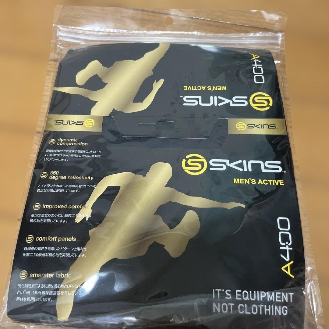 SKINS トレーニングウェア Mサイズ 黒 長袖