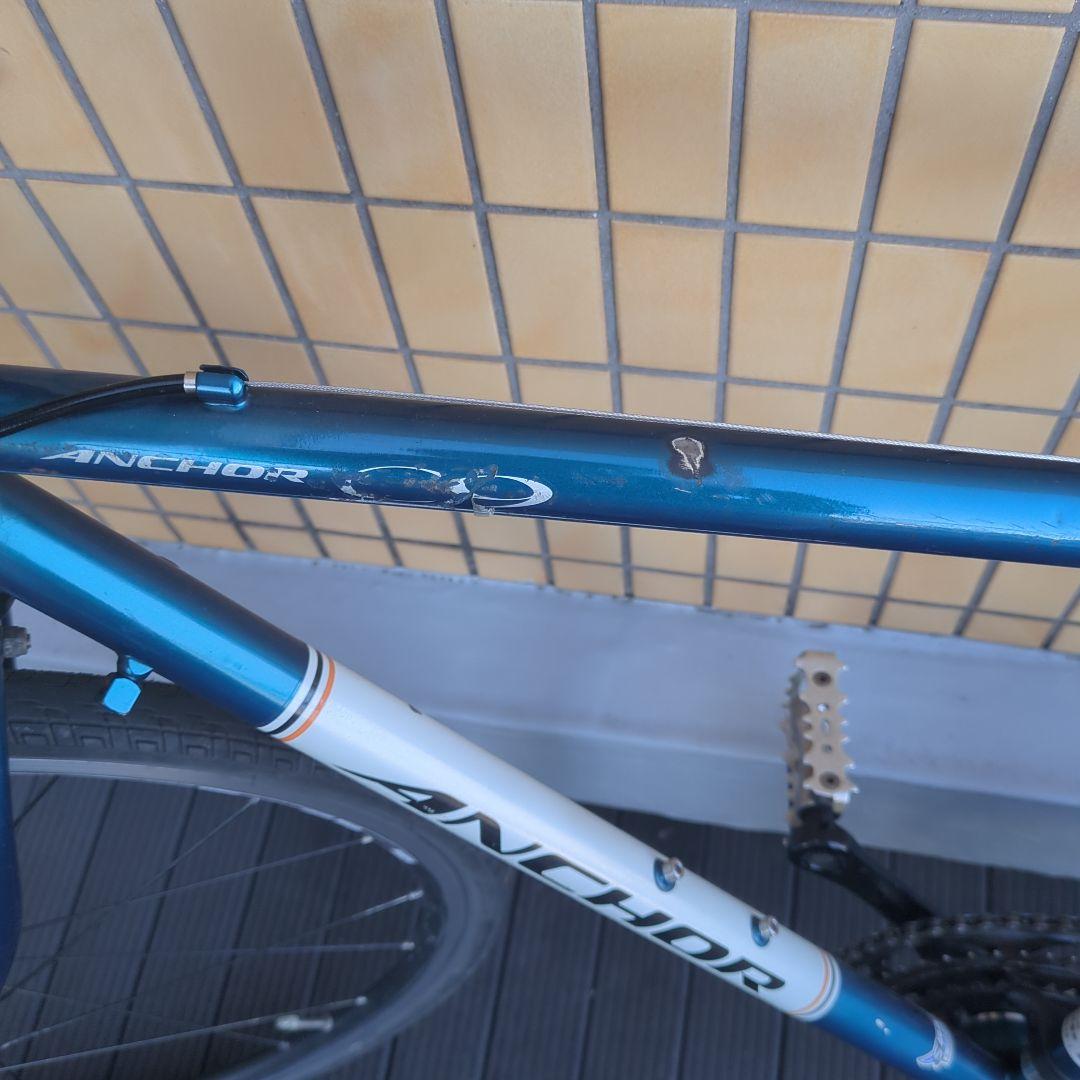 ANCHOR シクロクロスバイク 青緑