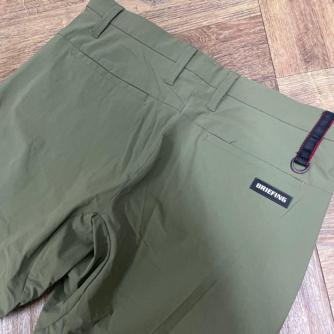ブリーフィングゴルフ　カーキ　ストレッチパンツ　サイズM