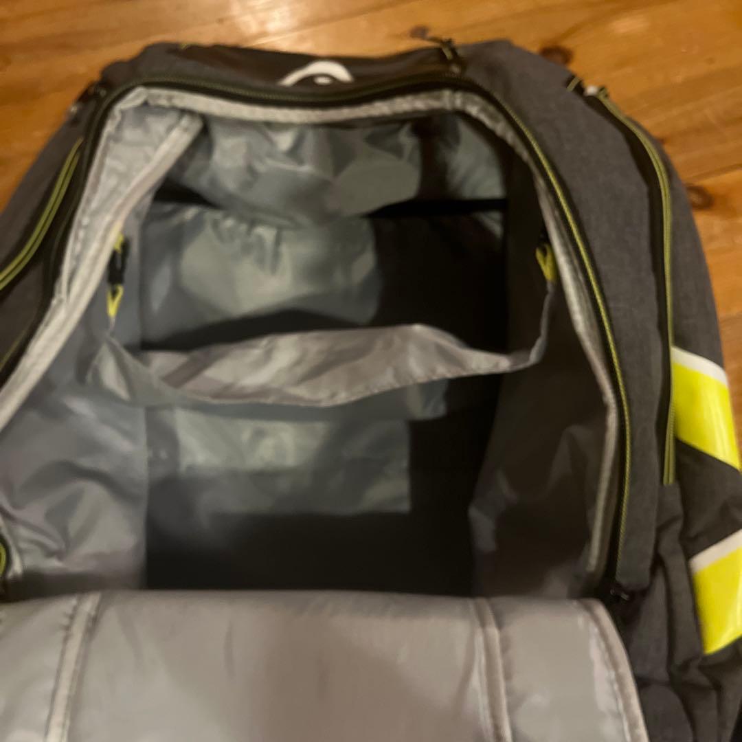 HEAD スポーツバックパック グレー/イエロー