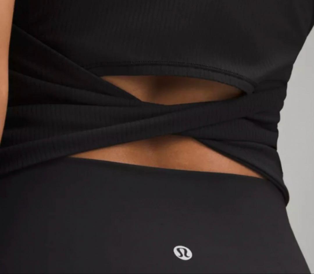 lululemon All It Takes バックツイスト リブ半袖シャツ 6