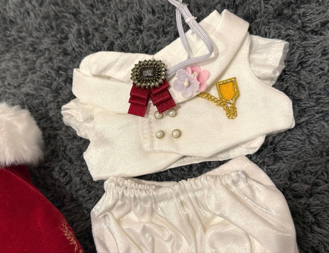 20cm完売レア限定マントアクセ小さい王子様服着せ替えぬいぐるみ服セット♪