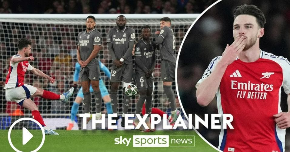 アーセナル　ライス　オーセンティック ホーム CL（M）2024-25