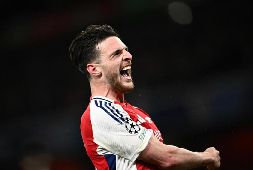 アーセナル　ライス　オーセンティック ホーム CL（M）2024-25