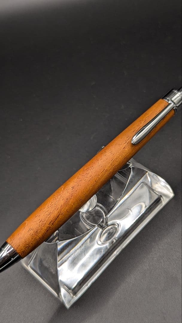438ペン工房翌檜　キューバンマホガニー　木軸シャーペン　ボールペン