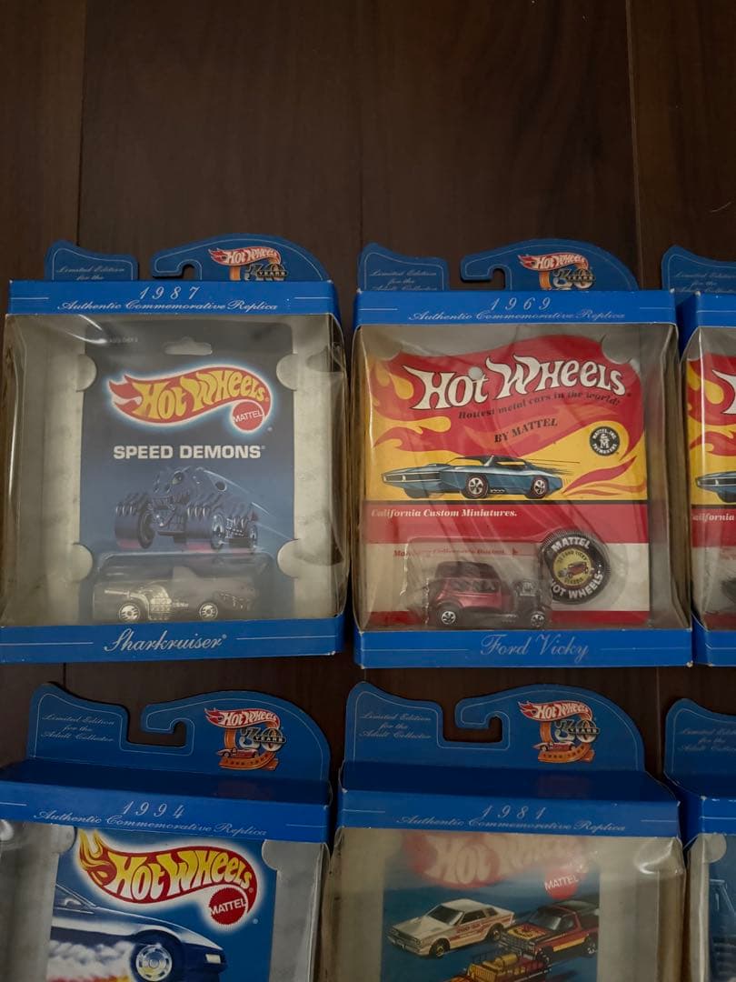 未開封　ホットウィール　30周年、ファイナルラン　8台セット　トレジャーハント