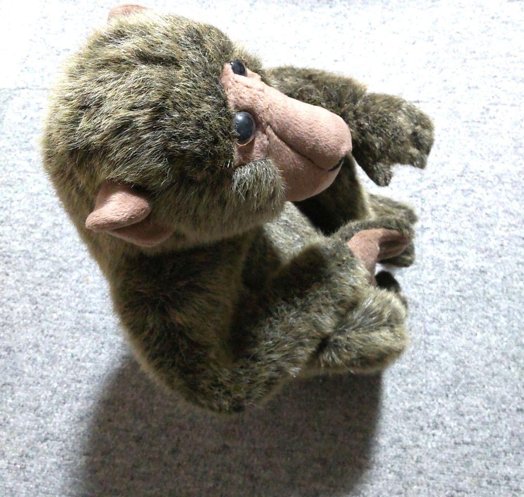 猿 ぬいぐるみ お座り レトロ 希少