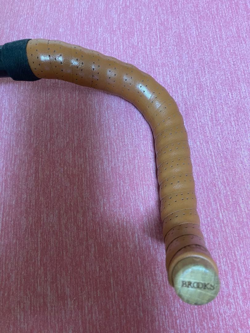 NITTO 日東 RB-021ブルホーン W380mmBROOKS本革バーテープ