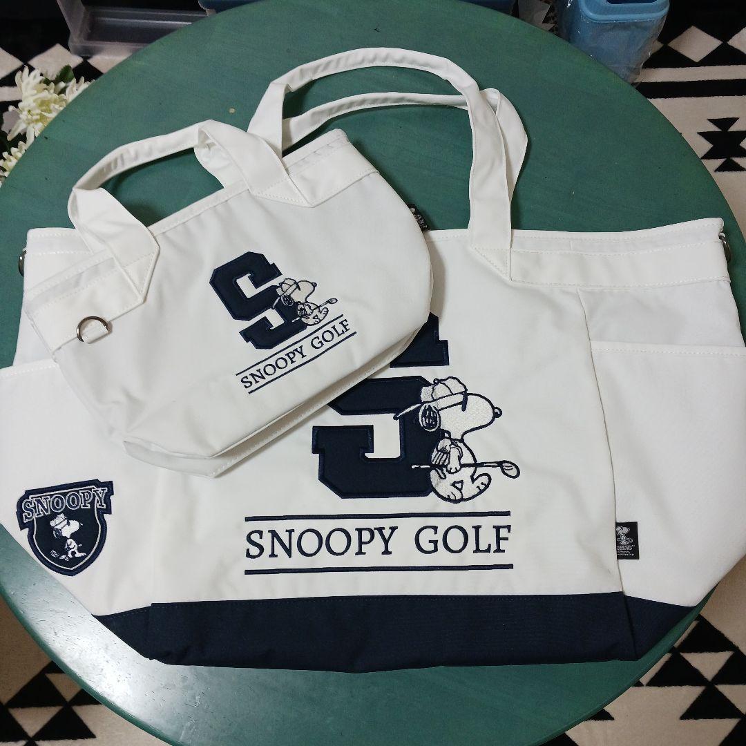 美品＊SNOOPY GOLF トートバッグ2点セット