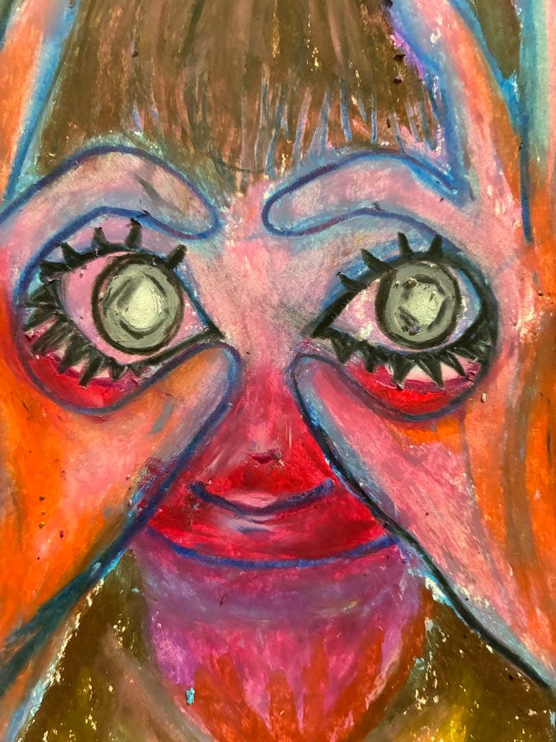 アート 絵画 イラスト 原画 女の子 病みかわいい 闇かわいい オリジナル