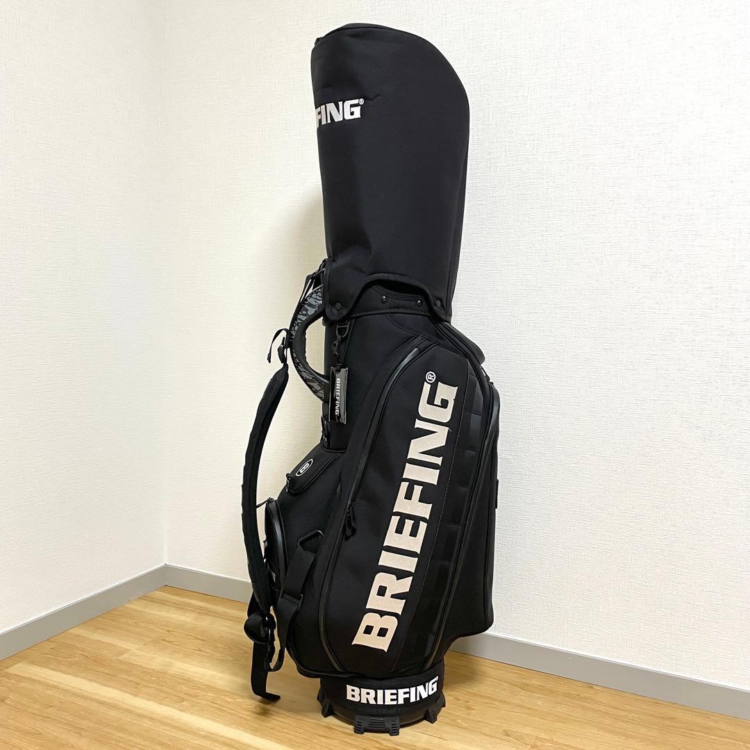 【完売品,未使用級】ブリーフィング キャディバッグ CR-3 シルバーブラック