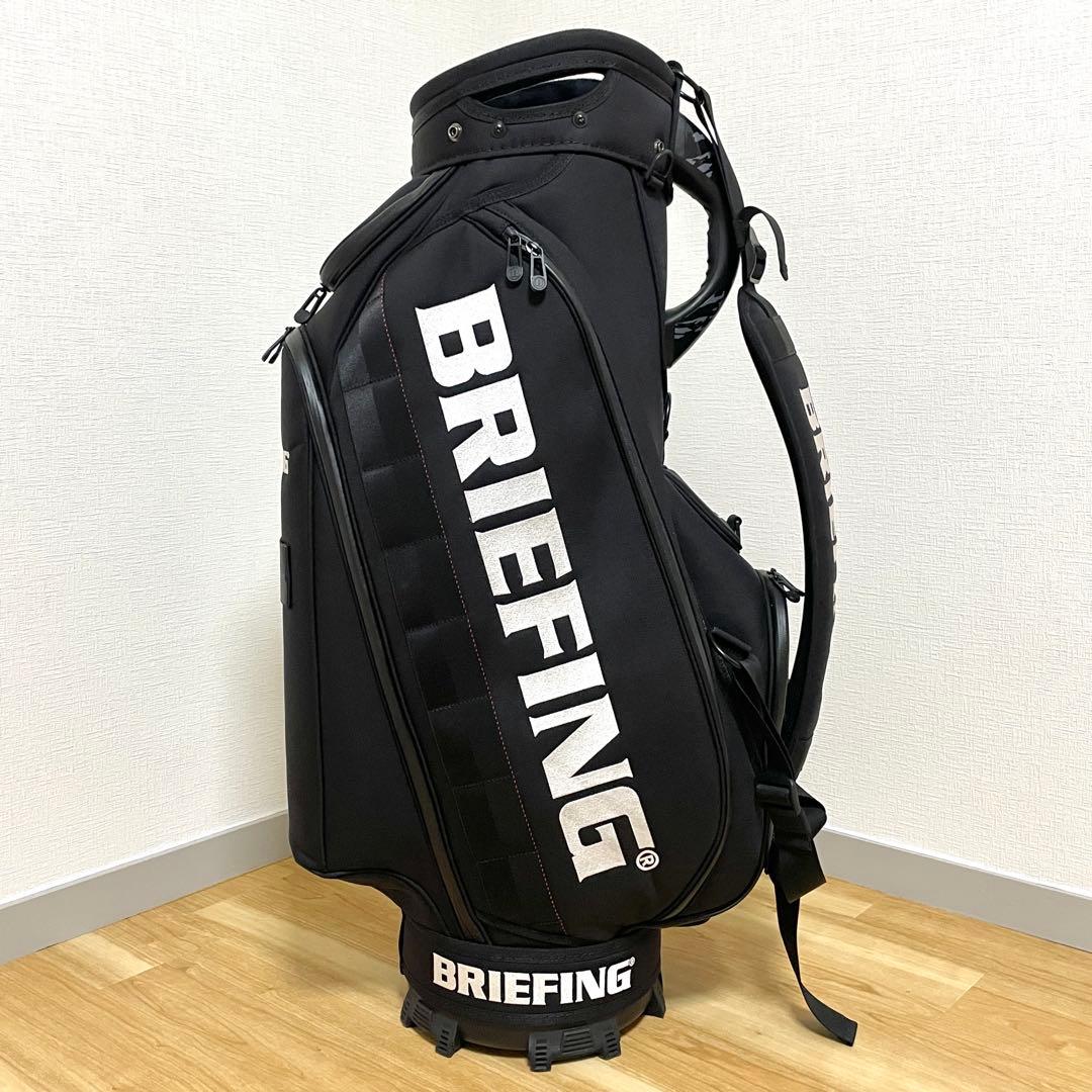【完売品,未使用級】ブリーフィング キャディバッグ CR-3 シルバーブラック