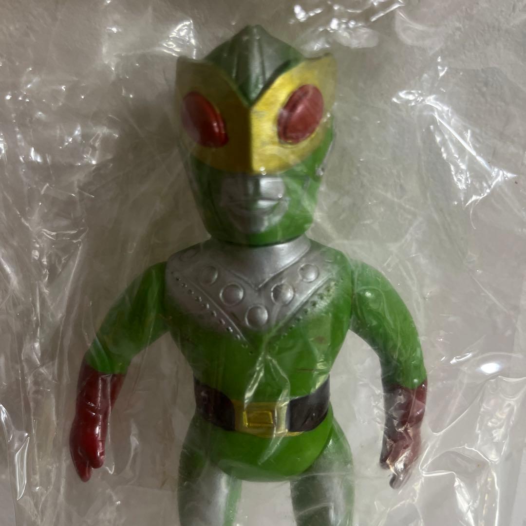 ⚠️デッドストック　サンダーマスク　ミニソフビ　ポピー製　当時物　昭和レトロ