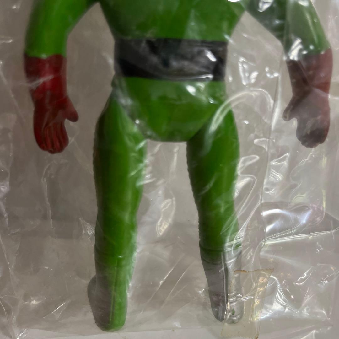 ⚠️デッドストック　サンダーマスク　ミニソフビ　ポピー製　当時物　昭和レトロ