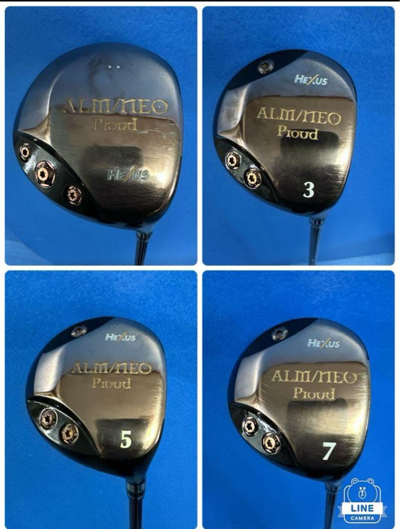 HEXUS ALM/NEO メンズゴルフクラブ　10本セット