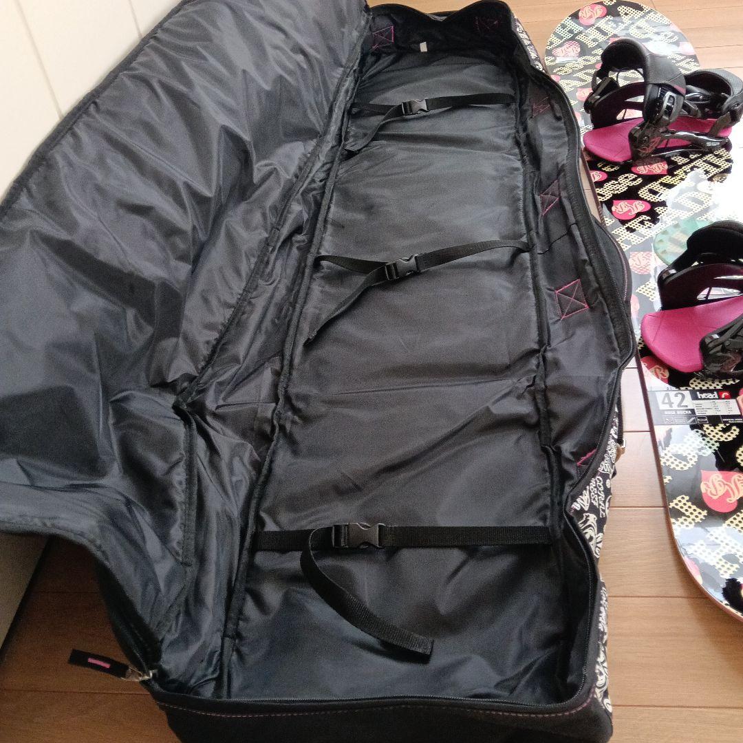 SP ビンディング HEAD スノーボード142㌢ Coral Reef ケース