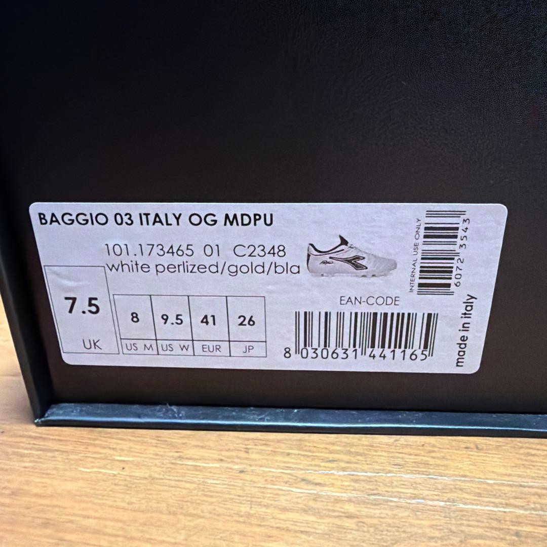 ●ディアドラ●BAGGIO 03 ITALY OG●イタリア製●バッジョモデル
