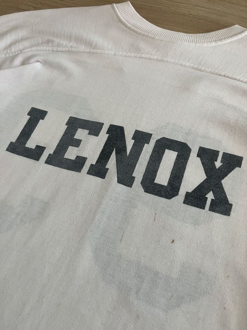 60s 〜 ビンテージ フットボール tシャツ 染み込み LENOX