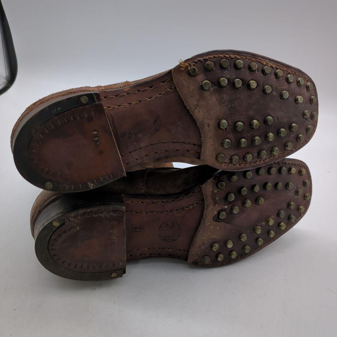 【未使用】　旧日本軍　実物　軍靴　スパイク　鋲打　ブーツ　骨董品　昭五式