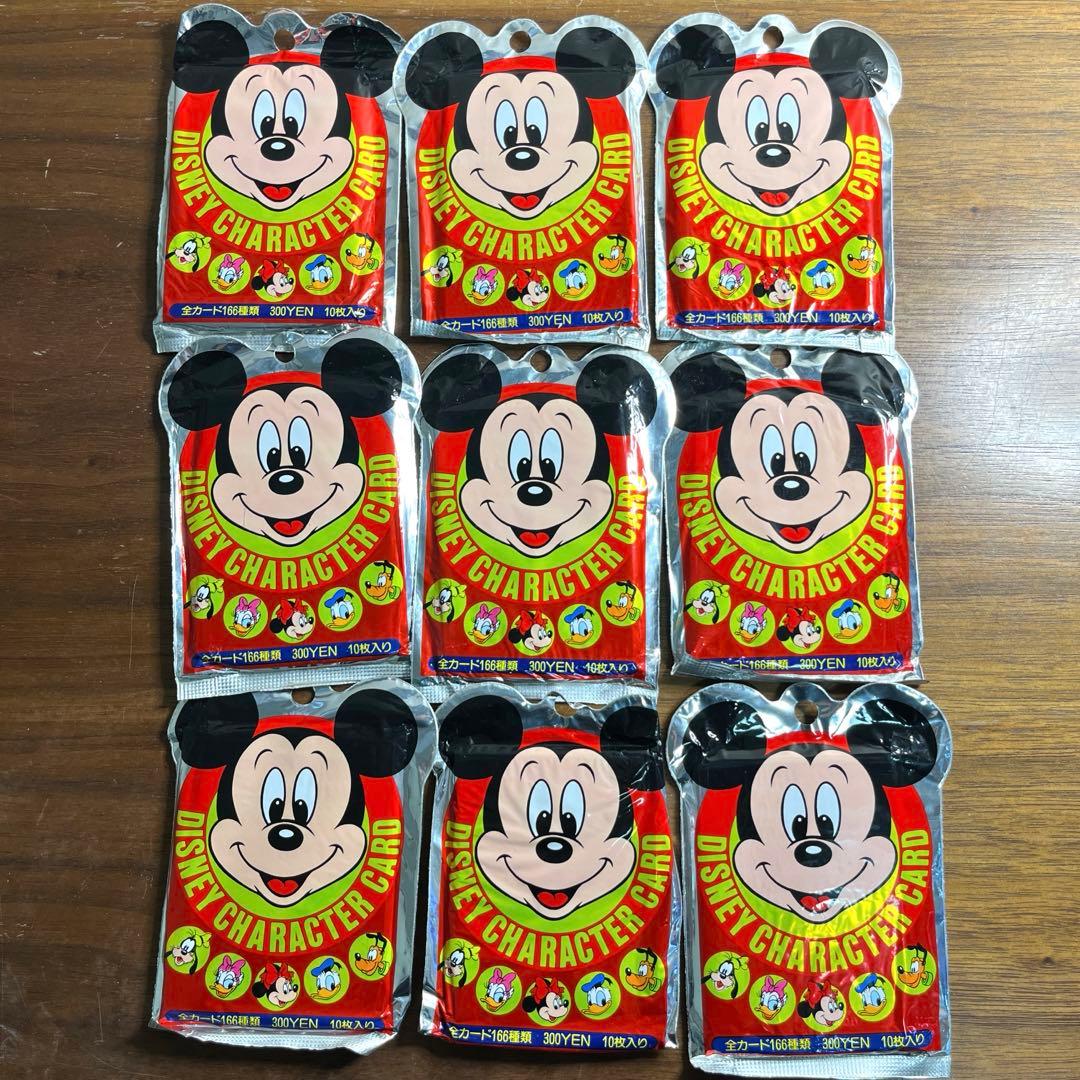 アマダ ディズニーキャラクターカード　 11パックセット　未開封　1995年製