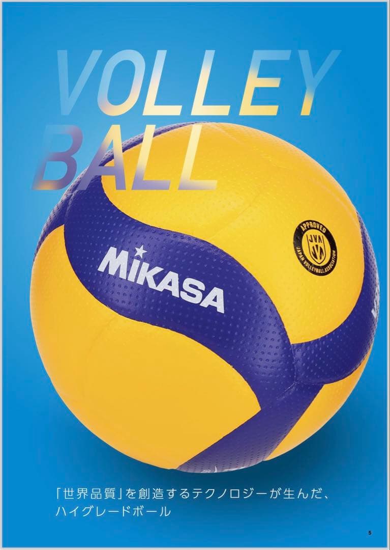ミカサ(MIKASA) バレーボール国際公認球 検定球 5号 V200W