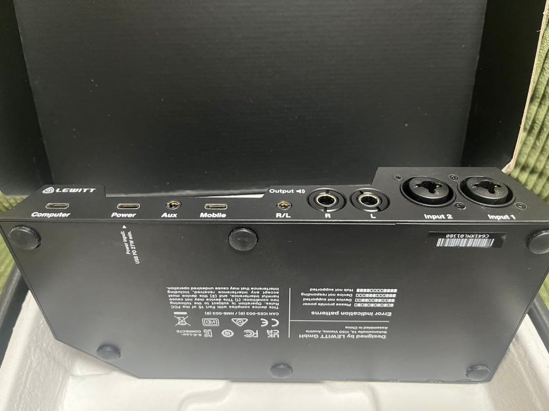 LEWITT CONNECT 6 オーディオインターフェース