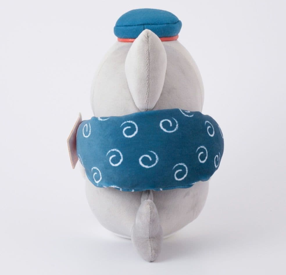 おでかけ子ザメ むにゅぐるみ特大 駅長風 新品