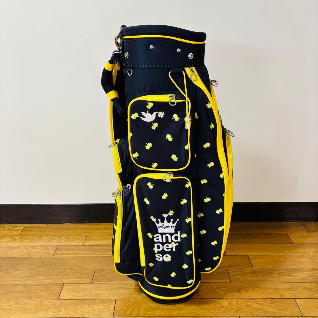 and per se レディースキャディバッグ5分割　送料込み