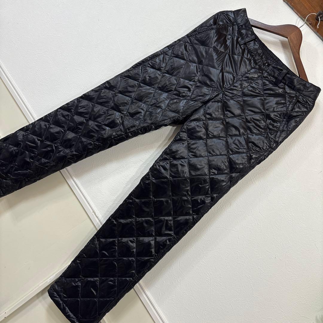 62美品　BEAMS GOLF ダウン　キルティング パンツ　ルコック　フィラ