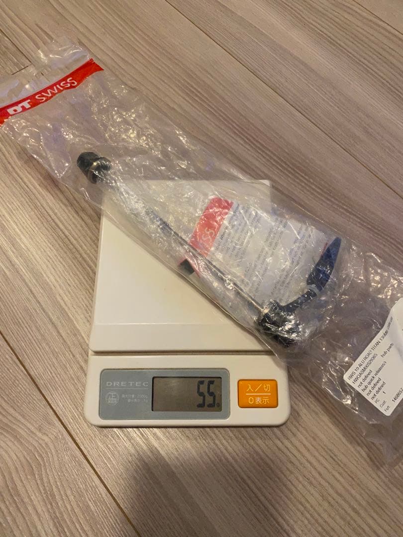 【新品】DT SWISS チタンシャフト F&Rセット